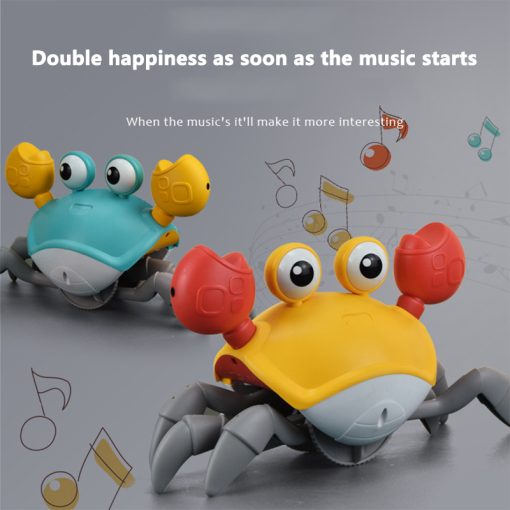 Induction Escape Crab Rechargeable Electric Pet Musical Toys Children’S Toys Birthday Gifts Interactive Toys Learn To Climb Toys TurboTech Co 3