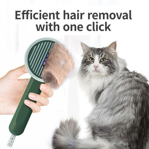 Pet Germicidal Sterilizing Comb Usb Rechargeable Cat Dog Automatic Hair Removal Brush Floating Beauty Comb Grooming Tool TurboTech Co 8