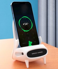 Portable Mini Chair Wireless Charger Desk Mobile Phone Holder Wireless Charger 10W Fast Charge Special Gift
