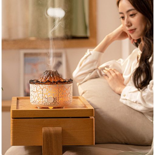 New Creative Volcano Humidifier Aromatherapy Machine Spray Jellyfish Air Flame Humidifier Diffuser TurboTech Co 3