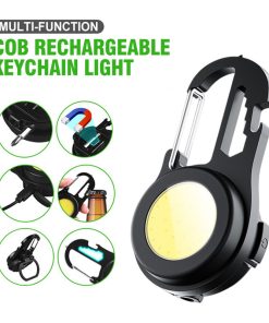 6 IN 1 Multi-functional Mini Keychain Lamp Super Bright Small Flashlight Aluminum Alloy Work Lamp TurboTech Co