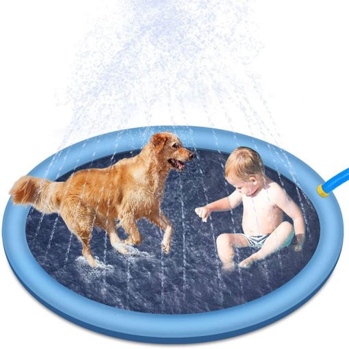 Kids & Pet Splash Pad – Non-Slip, Outdoor Water Play Mat & Fountain TurboTech Co 9