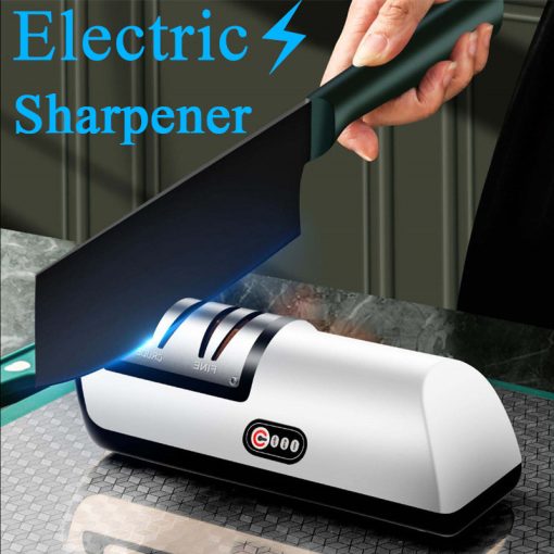 USB Electric Knife Sharpener: Fast, Rechargeable & Adjustable for Knives & Scissors TurboTech Co