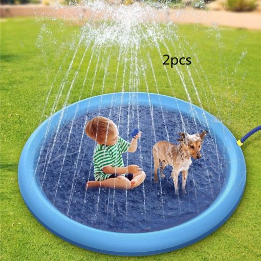 Kids & Pet Splash Pad – Non-Slip, Outdoor Water Play Mat & Fountain TurboTech Co 3
