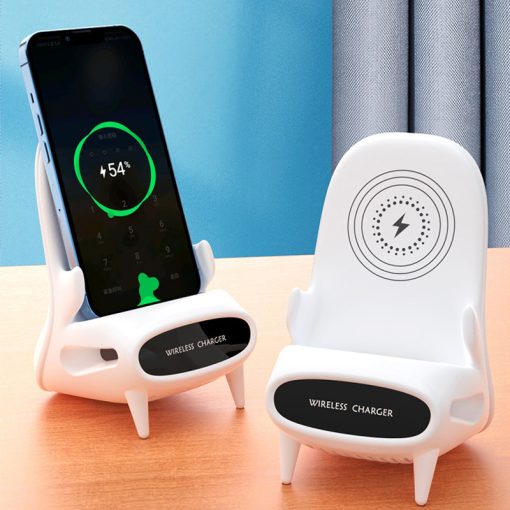Portable Mini Chair Wireless Charger Desk Mobile Phone Holder Wireless Charger 10W Fast Charge Special Gift TurboTech Co 7