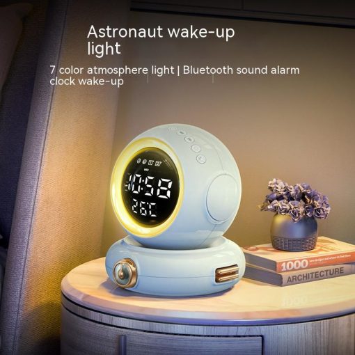 Astronaut Bluetooth Speaker Sunrise Ambience Light - Image 5