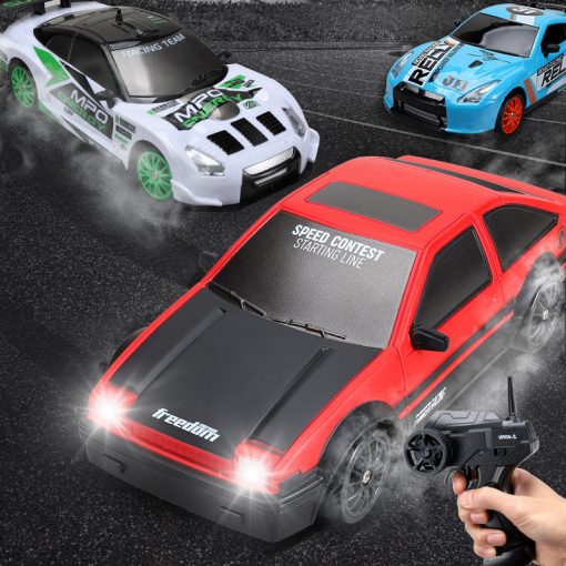 2.4G Drift Rc Car 4WD RC Drift Car Toy Remote Control GTR Model AE86 Vehicle Car RC Racing Car Toy For Children Christmas Gifts TurboTech Co