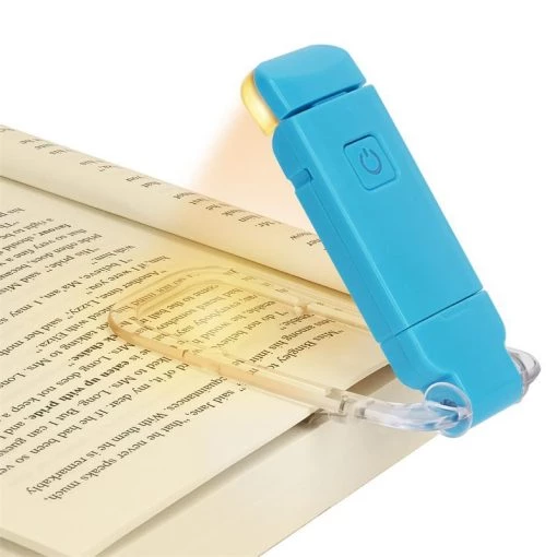 LED USB Rechargeable Book Reading Light Brightness Adjustable Eye Protection Clip Book Light Portable Bookmark Read Light TurboTech Co 7