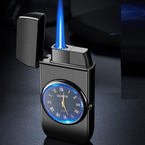 Multifunctional Flint Lighter Electronic Watch