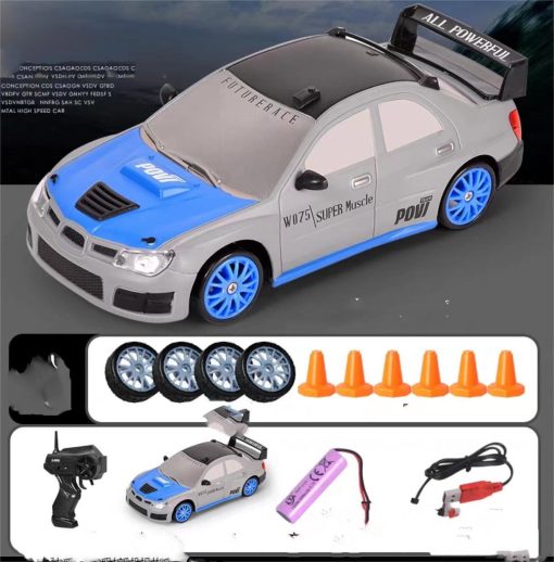 2.4G Drift Rc Car 4WD RC Drift Car Toy Remote Control GTR Model AE86 Vehicle Car RC Racing Car Toy For Children Christmas Gifts TurboTech Co 9