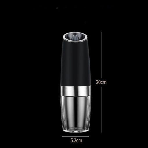 Rechargeable Electric Pepper And Salt Grinder Set One-Handed No Battery Needed Automatic Grinder With Adjustable Coarseness LED Light Refillable TurboTech Co 6