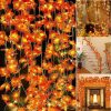 Maple Leaf Light String Fake Autumn
Leaves LED Fairylights Garland for Halloween Thanksgiving Party Home Decoration TurboTech Co