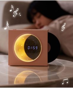 Moon Clock Bluetooth Speaker Vinyl Nostalgic High Volume Mini Room /Outdoor Audio TurboTech Co