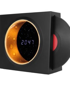 Moon Clock Bluetooth Speaker Vinyl Nostalgic High Volume Mini Room /Outdoor Audio