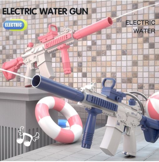 Fully Automatic Electric Water Gun Rechargeable Long-Range Continuous Firing Kids Toys Party Game Gift TurboTech Co 2
