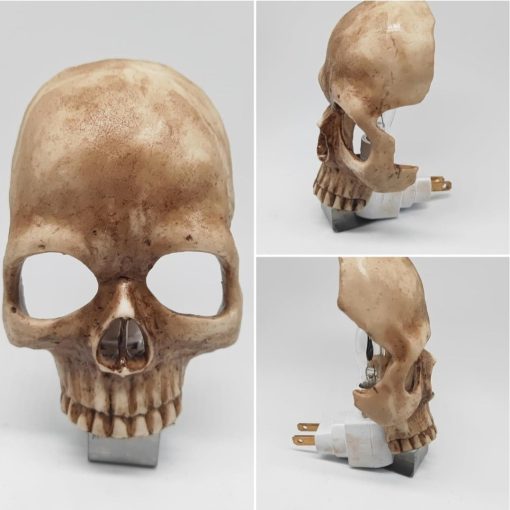 Gothic Skull Night Light Resin Lamp for Halloween Decor Decorative Light Skeleton Atmosphere Modulation TurboTech Co 4