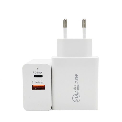 USB-C Fast Charge USB Type-C PD Charger Plug Fast Charging Adapter Wall Plug TurboTech Co 2