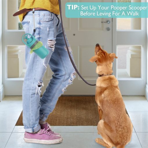 Dog Pooper Scooper With Built-in Poop Bag Dispenser Eight-claw Shovel For Pet Toilet Picker Pet Products TurboTech Co 5