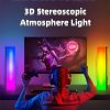 3D RGB Light Pick-up Table Top Ambiance Lamp Colorful Music Voice-activated Rhythm Light Home Decor For PC Game For Holiday Gifts TurboTech Co
