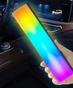 3D RGB Light Pick-up Table Top Ambiance Lamp Colorful Music Voice-activated Rhythm Light Home Decor For PC Game For Holiday Gifts