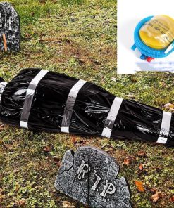 Scary Fake Human Body in Bag Outdoor/ Indoor Props Halloween Decoration Spooky Decor Ideas