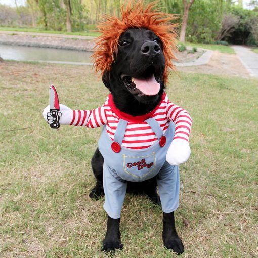 Halloween Pet Costume Pet Dog Funny Clothes Adjustable Dog Cosplay Costume Scary Costume Party Gatherings TurboTech Co 4