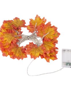 Maple Leaf Light String Fake Autumn
Leaves LED Fairylights Garland for Halloween Thanksgiving Party Home Decoration
