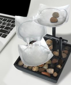 Home Decoration Flowing Water With Rocks Ornaments Table / Desktop Fountain Crafts For Home creative living-room Decor