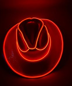 LED Wireless Hat Fluorescent Colorful Flashing Cowboy Hat