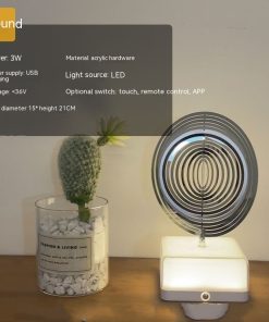 Creative Lamp Three-dimensional Rotating Ambience Light for Bedroom / Living Room