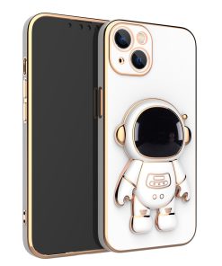 3D Astronaut Phone Case Anti-Drop Electroplating Bracket For iPhone 12/13/14/XR/X/