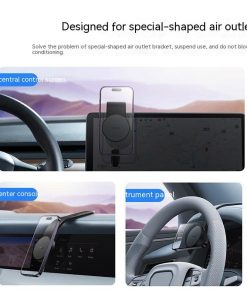 Magnetic Car Dash Mount Wireless Charger For Mobile Devices 15W Mobile Phone Charging Holder