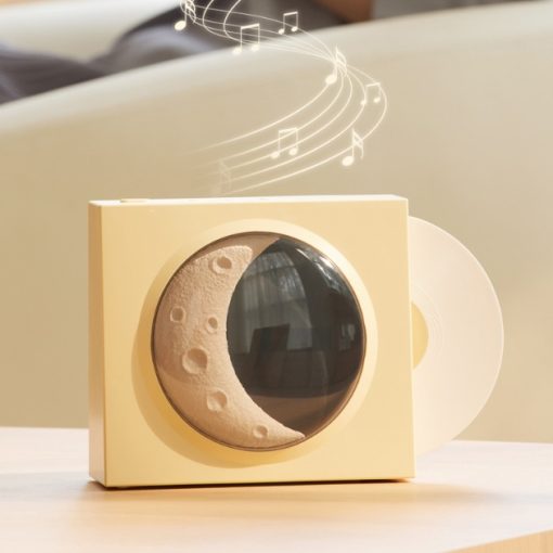 Moon Clock Bluetooth Speaker Vinyl Nostalgic High Volume Mini Room /Outdoor Audio TurboTech Co 8