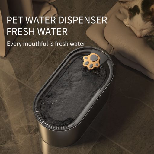 3L Pet Water Dispenser Filter Automatic Drinker For Dogs Cats Ultra-Quiet Fountain With LED Light Pet Products TurboTech Co 5