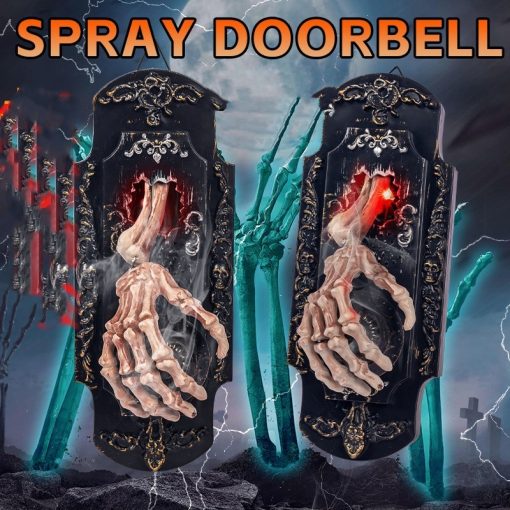 Halloween Funny Doorbell Induction Spray TurboTech Co