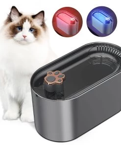 3L Pet Water Dispenser Filter Automatic Drinker For Dogs Cats Ultra-Quiet Fountain With LED Light Pet Products TurboTech Co