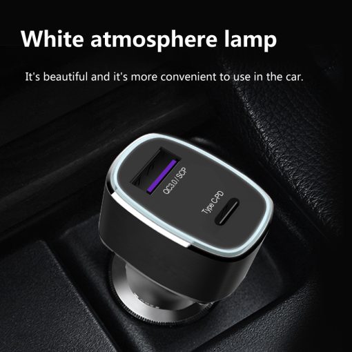 Car Fast Charger Dual USB TYPE C and PD QC 3.0 2.0 TurboTech Co 7