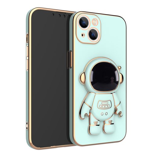 3D Astronaut Phone Case Anti-Drop Electroplating Bracket For iPhone 12/13/14/XR/X/ TurboTech Co 5