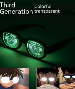 LED Goggles Luminous Glasses Eccentric Personality Ball Performance Glasses