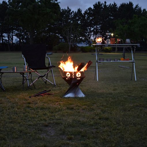 Outdoor camping bonfire heater TurboTech Co 2