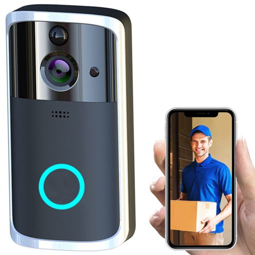WiFi Video Doorbell Camera HD APP remote conversation Two-way voice intercom Infrared night vision Camera Security Device TurboTech Co