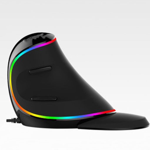 Vertical Ergonomic Mouse Snail RGB Anti-Mouse Hand Wired TurboTech Co 2