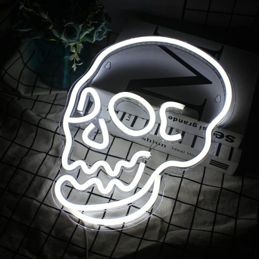 Halloween Decoration LED Neon Skull TurboTech Co 4