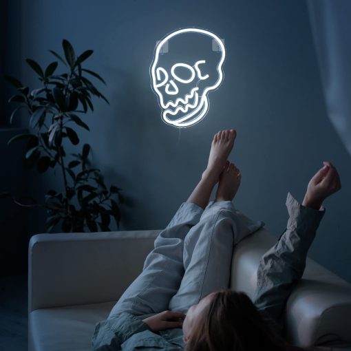 Halloween Decoration LED Neon Skull TurboTech Co 7