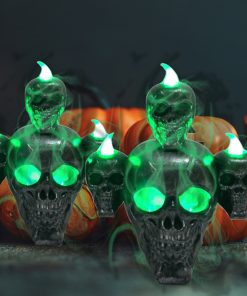 New Halloween Decoration Halloween Skull With Lights Ornaments TurboTech Co
