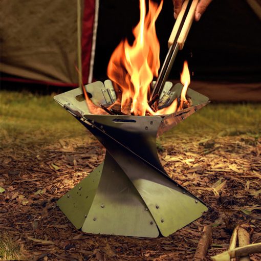 Outdoor camping bonfire heater TurboTech Co 3