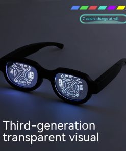 LED Goggles Luminous Glasses Eccentric Personality Ball Performance Glasses TurboTech Co