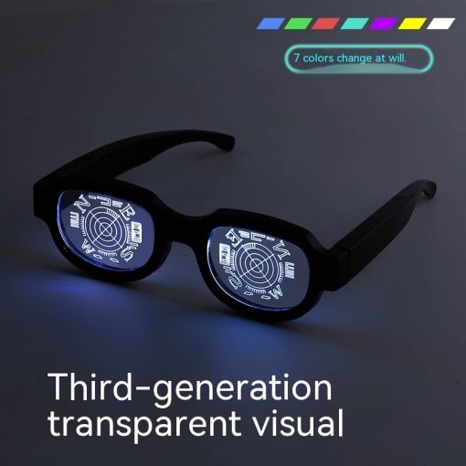 LED Goggles Luminous Glasses Eccentric Personality Ball Performance Glasses TurboTech Co