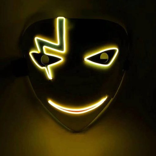 LED Luminous Black Covenant Mask TurboTech Co 6