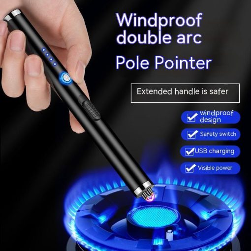 Windproof Torch Double Safety Lighter Cooking Natural Gas Range Igniter Smokers / Kitchen Tools TurboTech Co 2